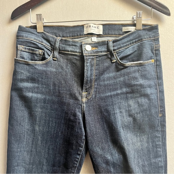 Frame Le Skinny de Jeanne Denim Jeans Sz 30 - Picture 5 of 13